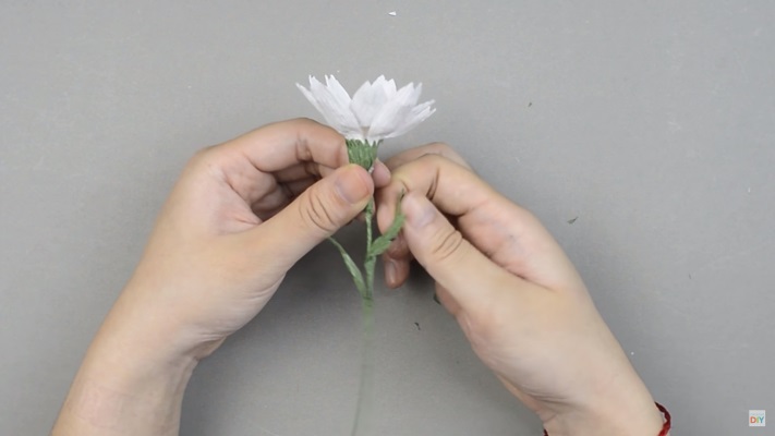 cách làm hoa cúc bằng giấy