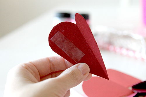 cách làm thiệp bằng giấy hình trái tim