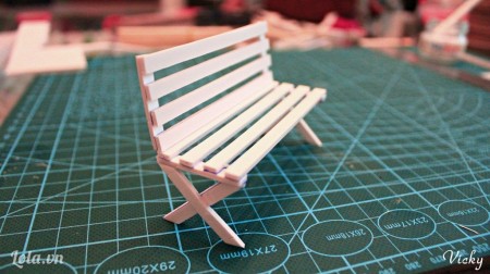 cách làm chiếc ghế mini bằng giấy