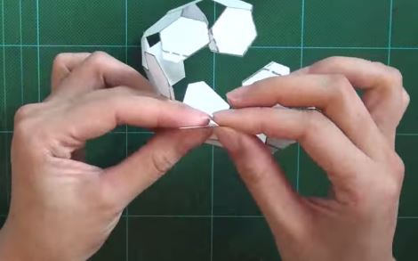 gấp quả bóng bằng giấy origami