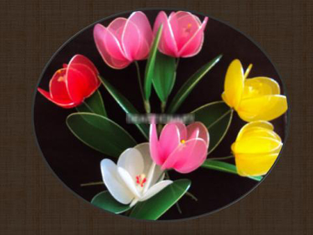 hướng dẫn làm hoa tulip trang trí