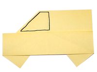 cách gấp chiếc xe origami