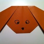 cách gấp con chó origami