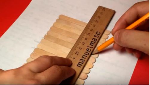 cách làm hộp bút bằng que kem gỗ