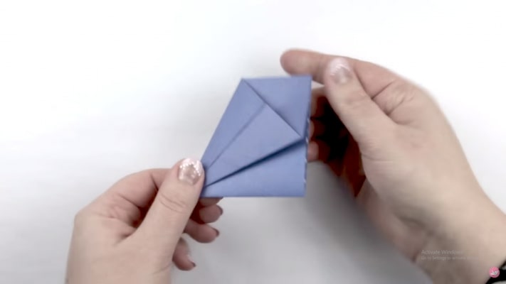 cách gấp hộp quà kim tự tháp bằng giấy
