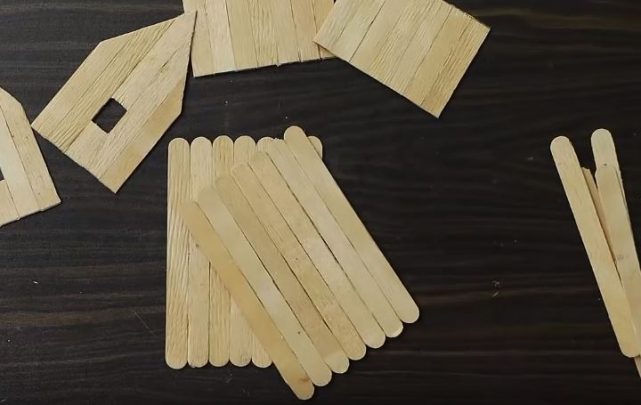 cách làm nhà sàn từ que kem gỗ