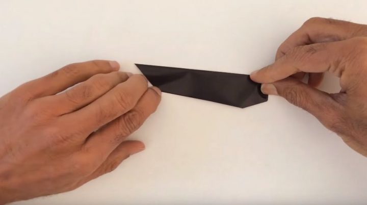 cách làm chú mèo màu đen từ giấy