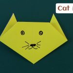 Hướng dẫn cách làm khuôn mặt hình con mèo từ giấy
