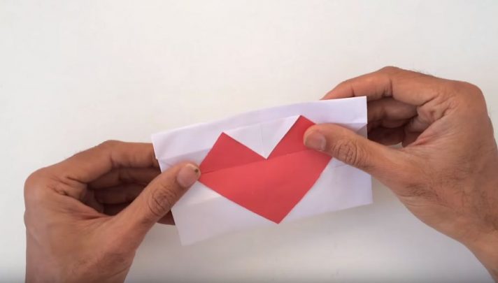 cách làm thiệp hình trái tim valentine